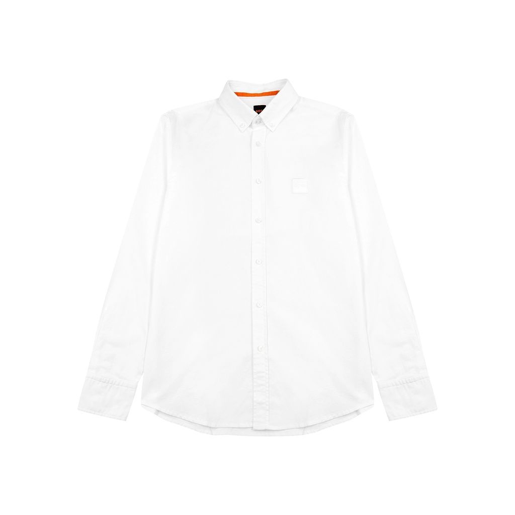Stretch-cotton Shirt - White - L