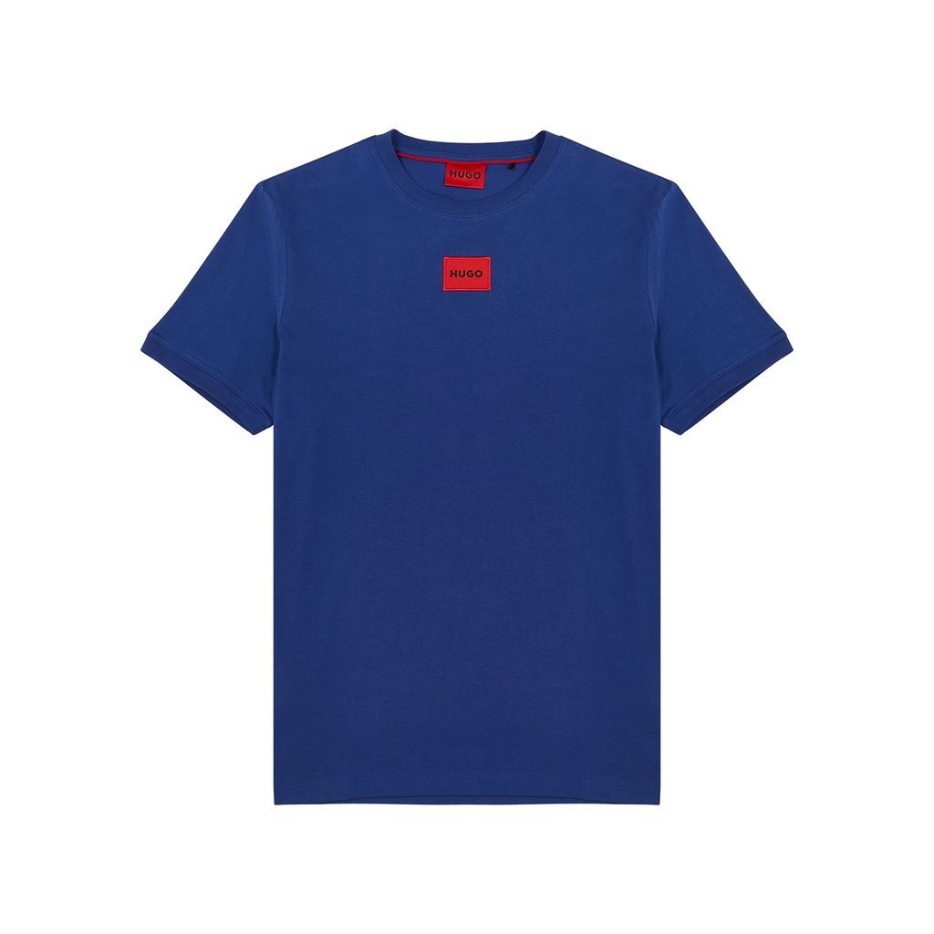 Logo Cotton T-shirt - Blue - M