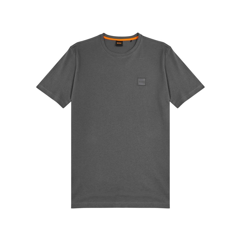 Logo Cotton T-shirt - Dark Grey - L