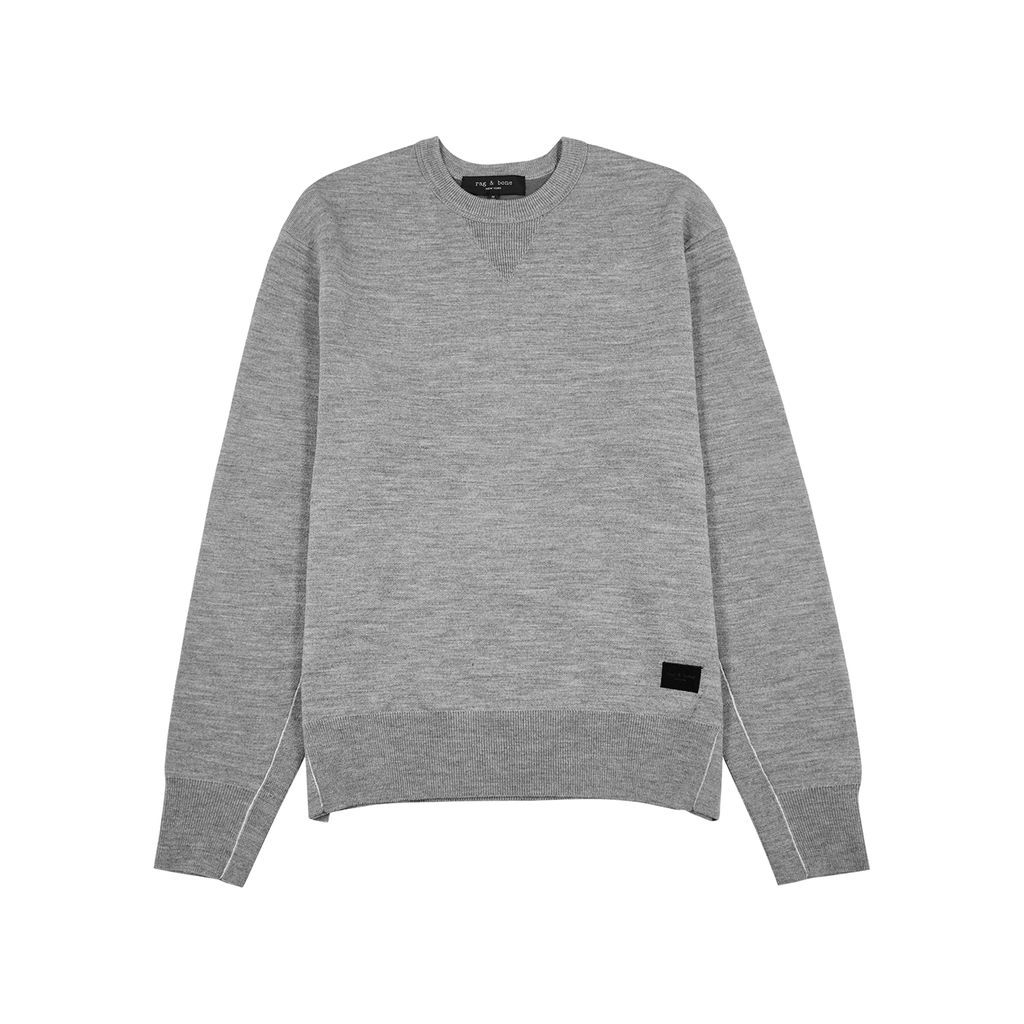 York Wool-blend Jumper - Grey - M