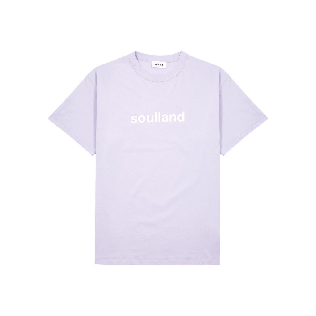 Ocean Logo-print Cotton T-shirt - Lilac - S