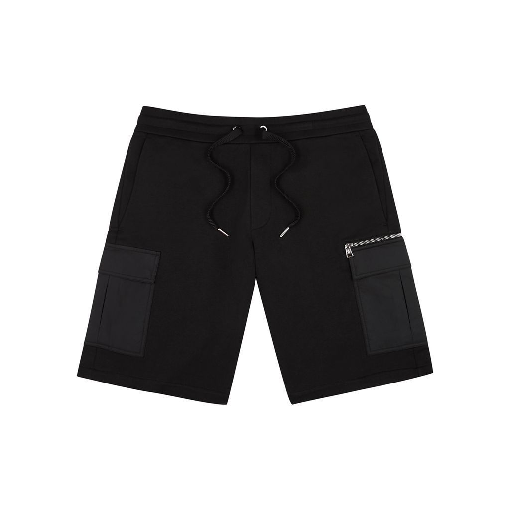 Black Cotton Shorts - S