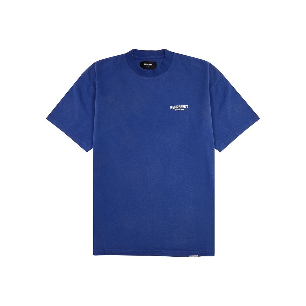 Owners Club Logo Cotton T-shirt - Blue