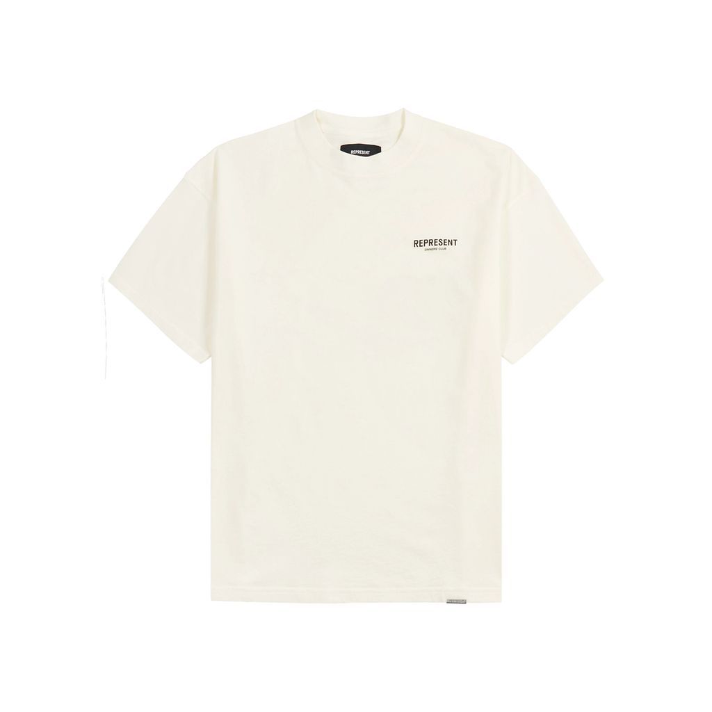 Owners Club Logo Cotton T-shirt - Off White