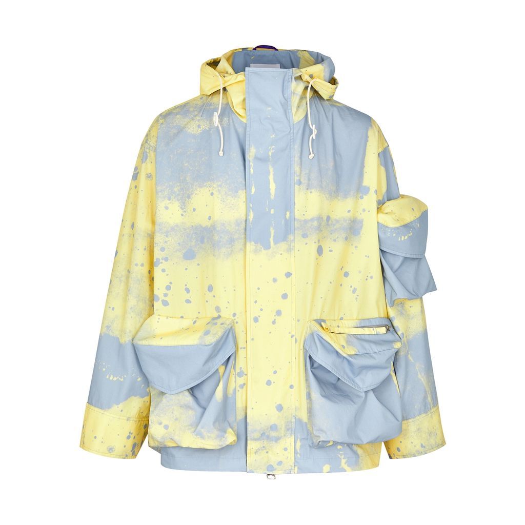Cove Hooded Cotton Jacket - Yellow - M