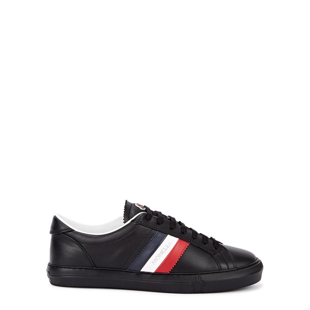 New Monaco Black Leather Sneakers - 9