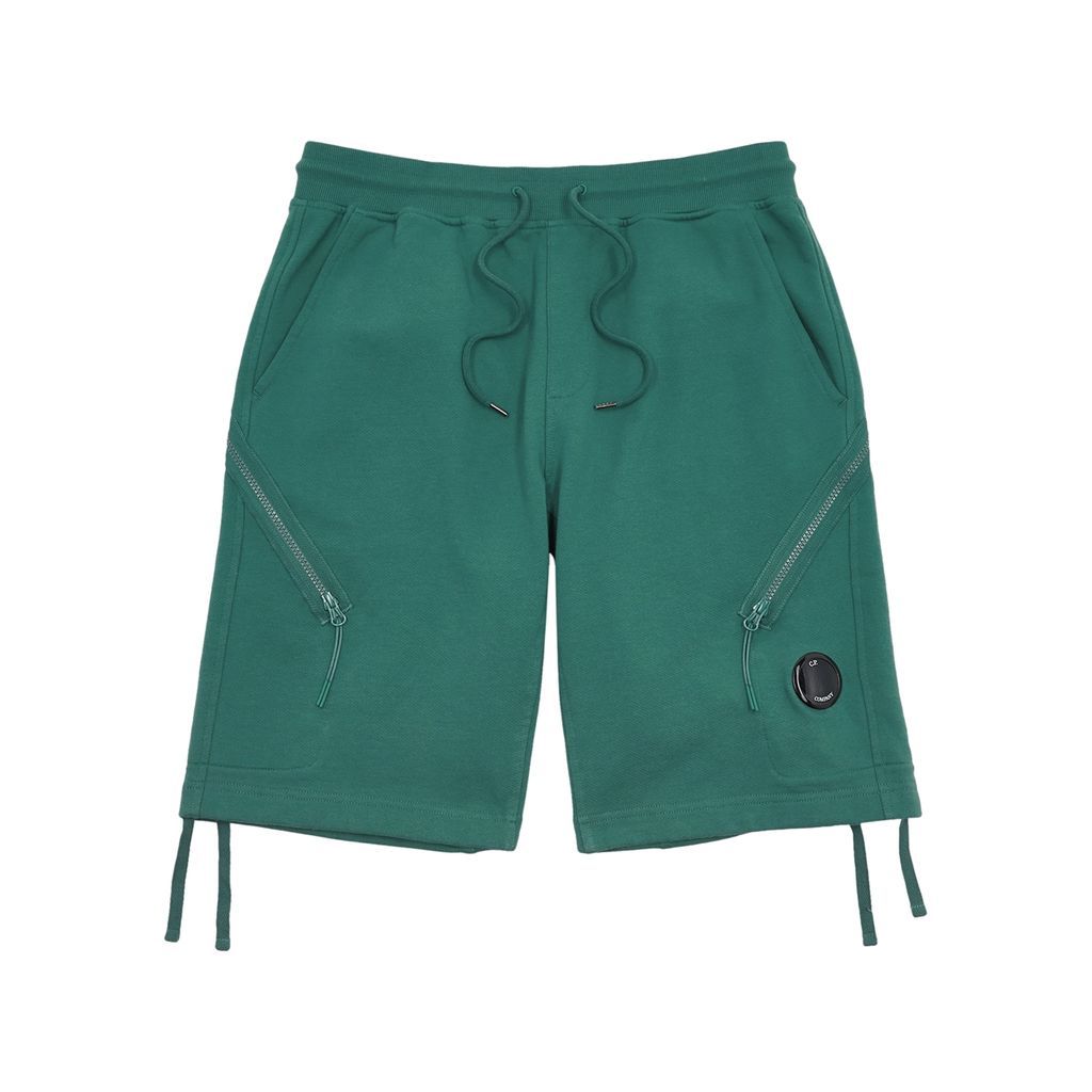 Cotton Shorts - Green - L