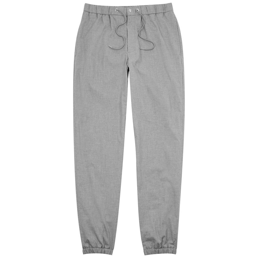 Stretch-cotton Trousers - Grey - 48