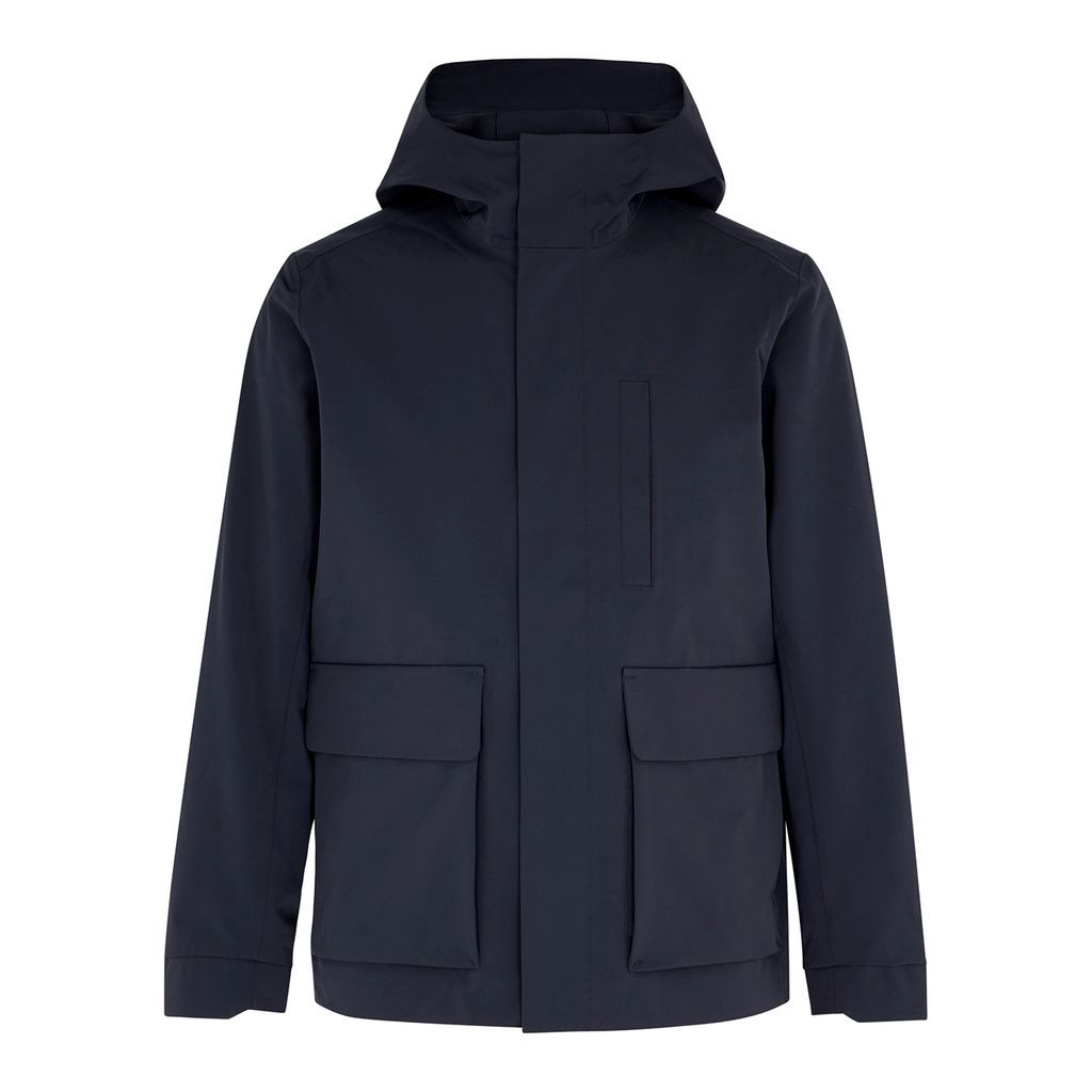 Beck Hooded Shell Jacket - Navy - M