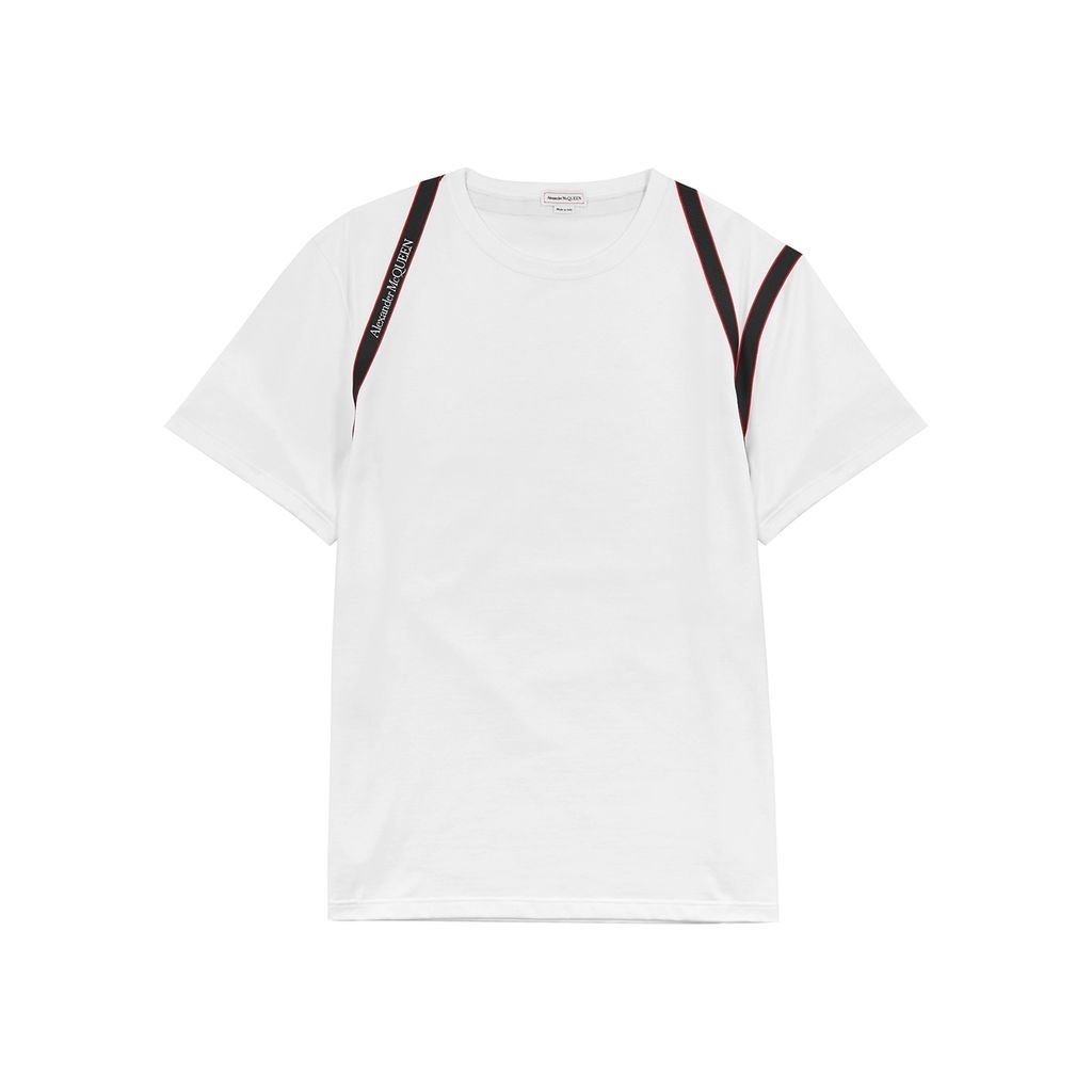 White Harness Cotton T-shirt - XL