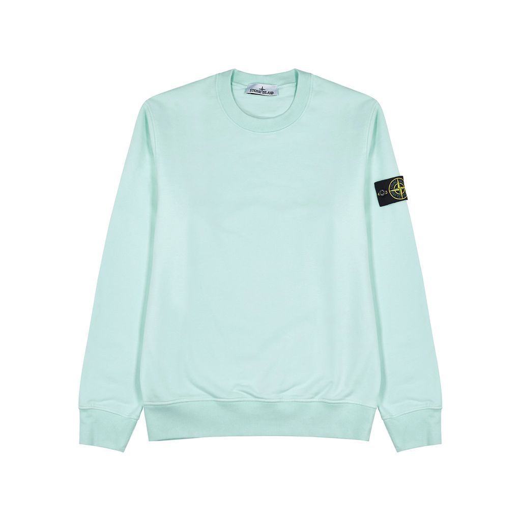 Aqua Logo Cotton Sweatshirt - L