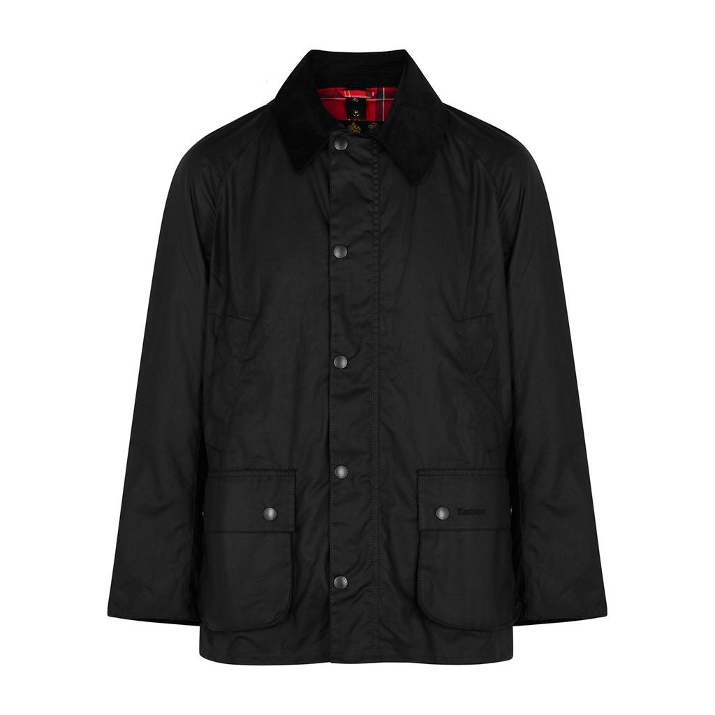 Ashby Black Waxed Cotton Jacket - XL
