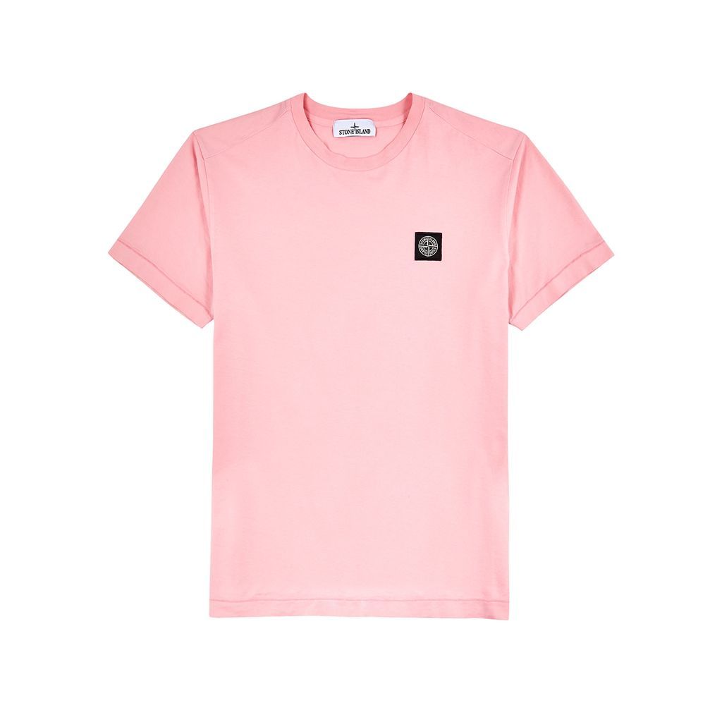 Logo Cotton T-shirt - Pink - L