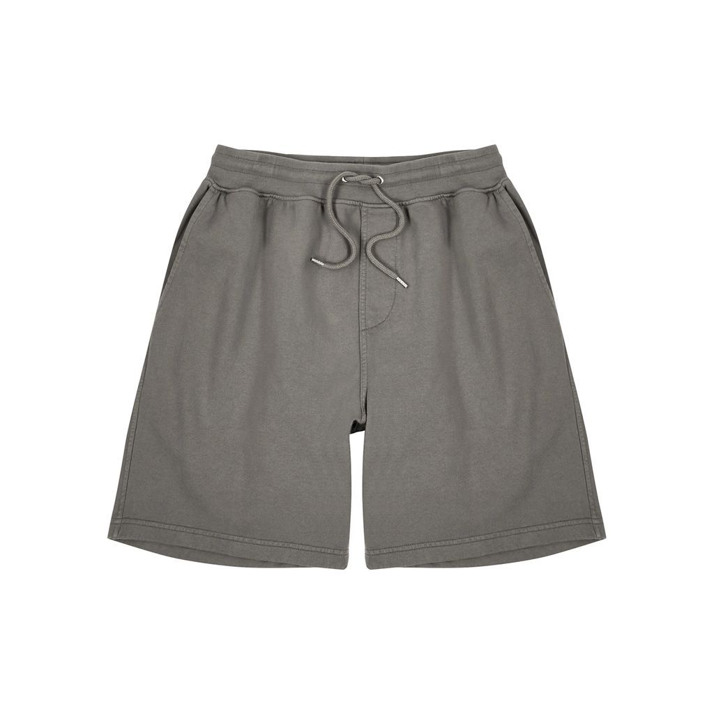 Grey Cotton Shorts - L