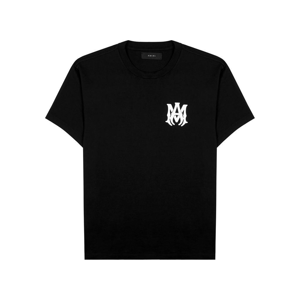 Black Logo-print Cotton T-shirt - S