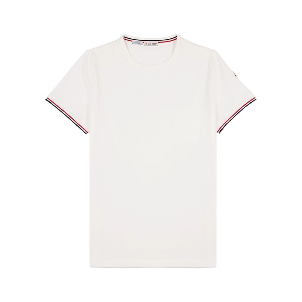Logo Cotton T-shirt - White - M
