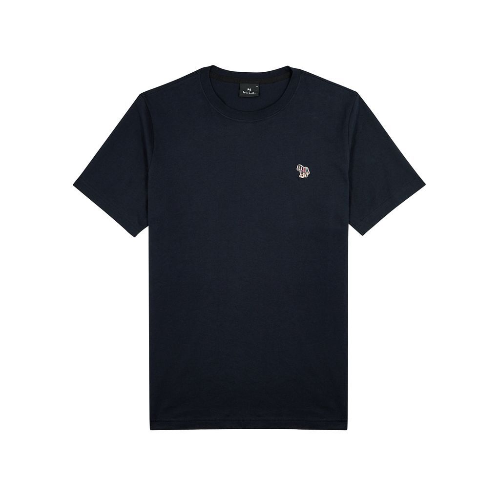 Logo Cotton T-shirt - Navy - L