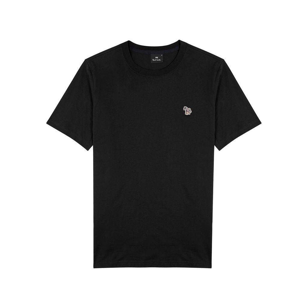 Logo Cotton T-shirt - Black - M