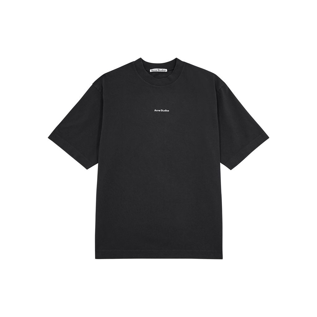 Extorr Logo Cotton T-shirt - Black - XL