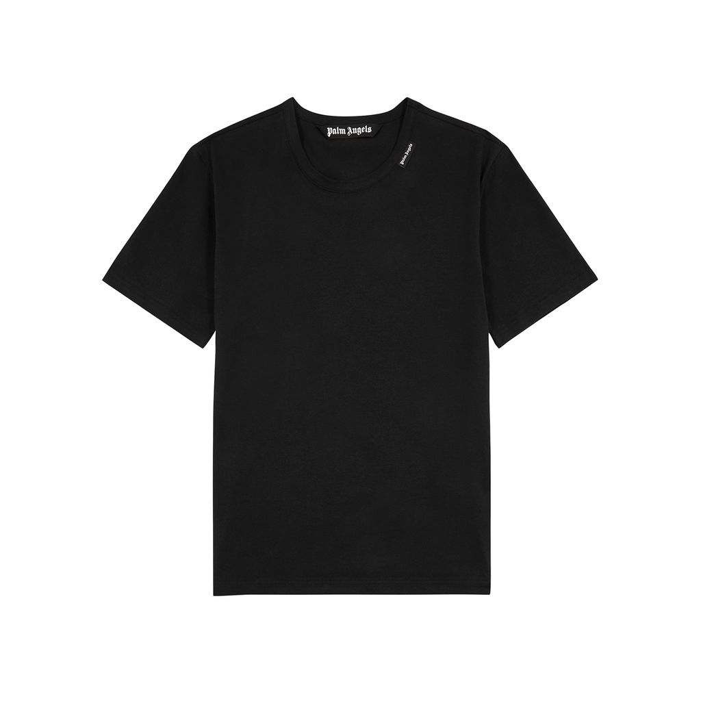 Essential Logo Stretch-cotton T-shirt - Black And White - XL