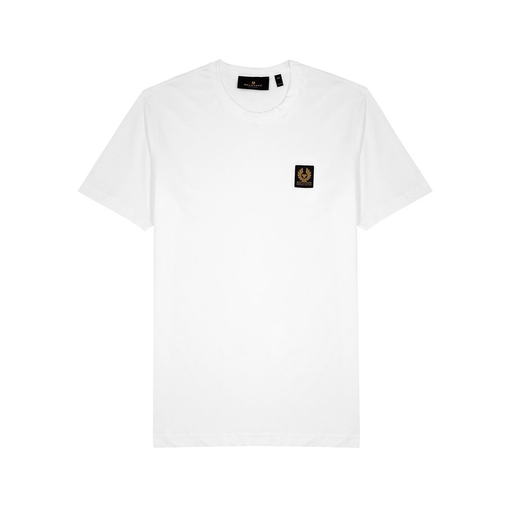 Logo Cotton T-shirt - White - S