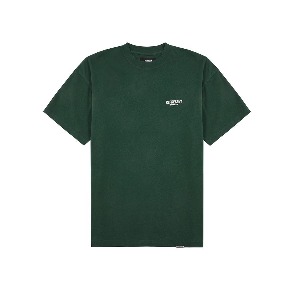 Owners Club Logo Cotton T-shirt - Green