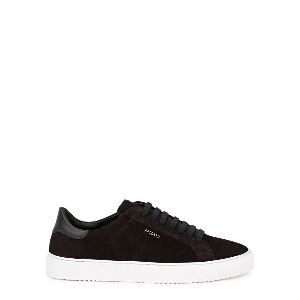 Clean 90 Black Suede Sneakers - Black And White - 9