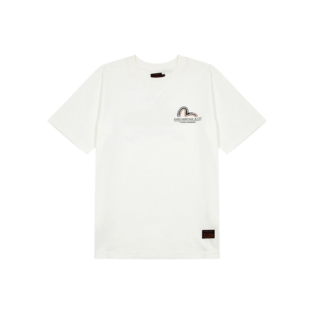 Logo Cotton T-shirt - Off White - S