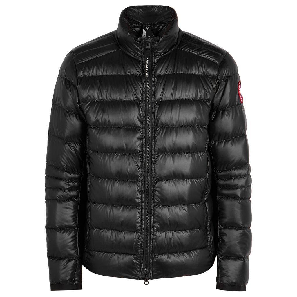 Crofton Quilted Shell Jacket - Black - S