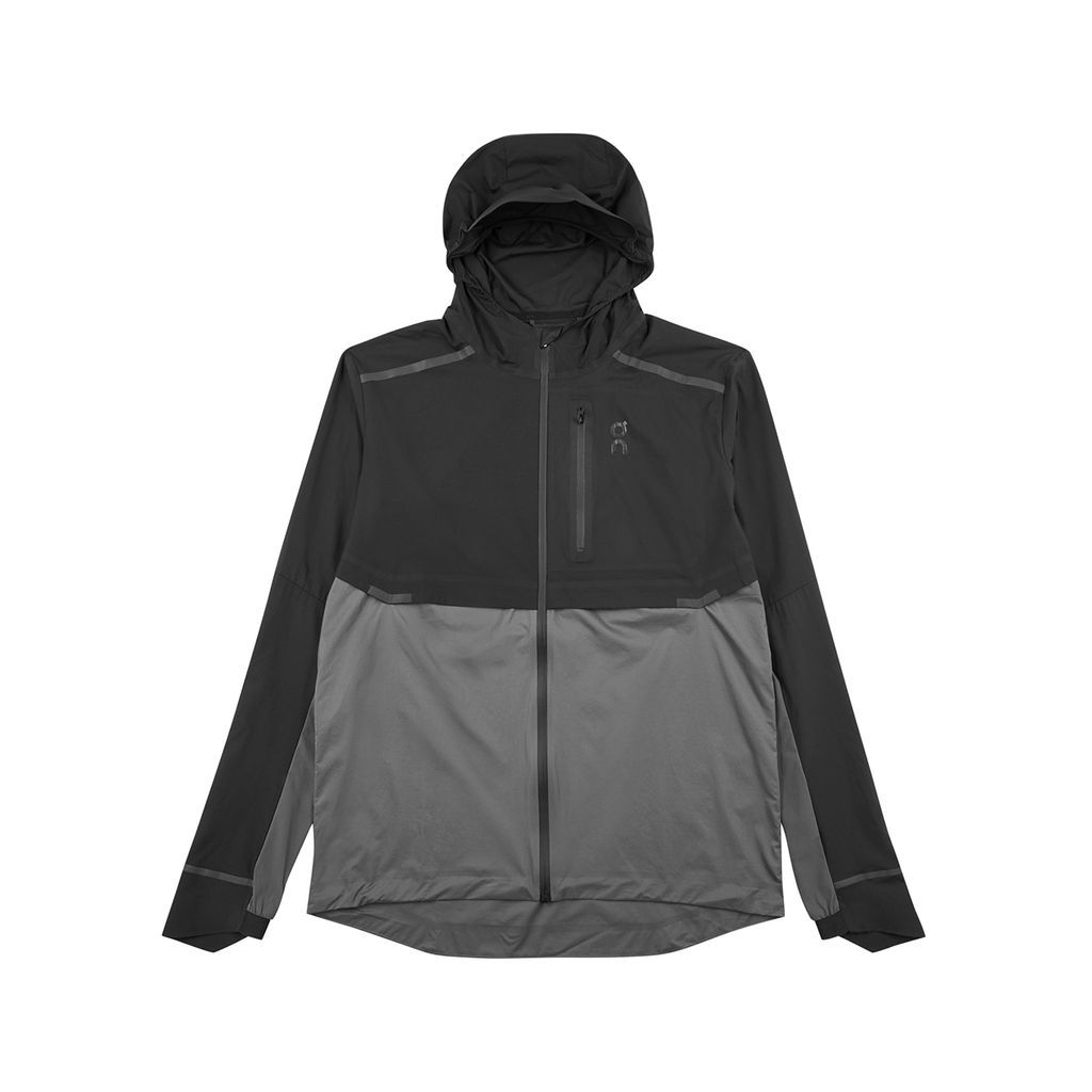 Weather Hooded Shell Jacket - Black - L