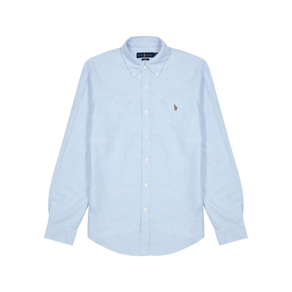 Light Blue Cotton Oxford Shirt - XXL