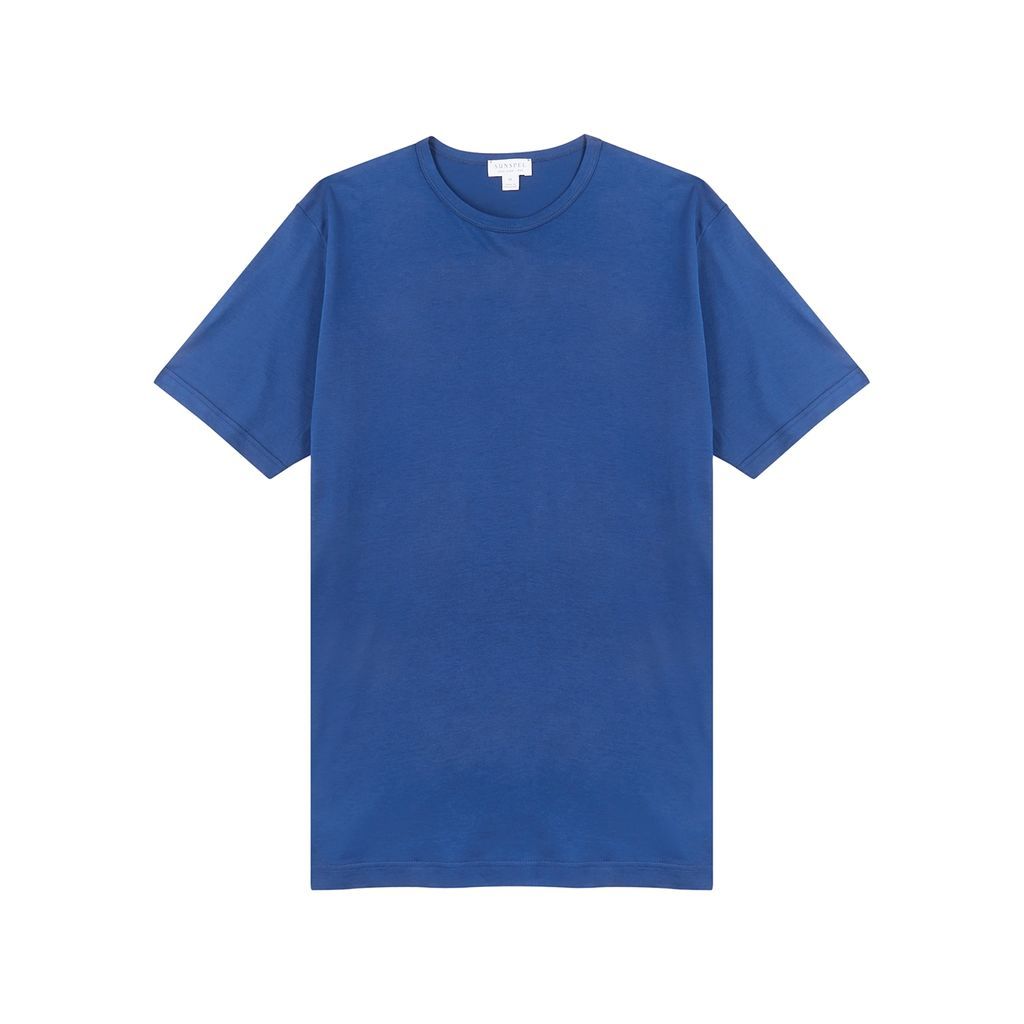 Cotton T-shirt - Dark Blue - M