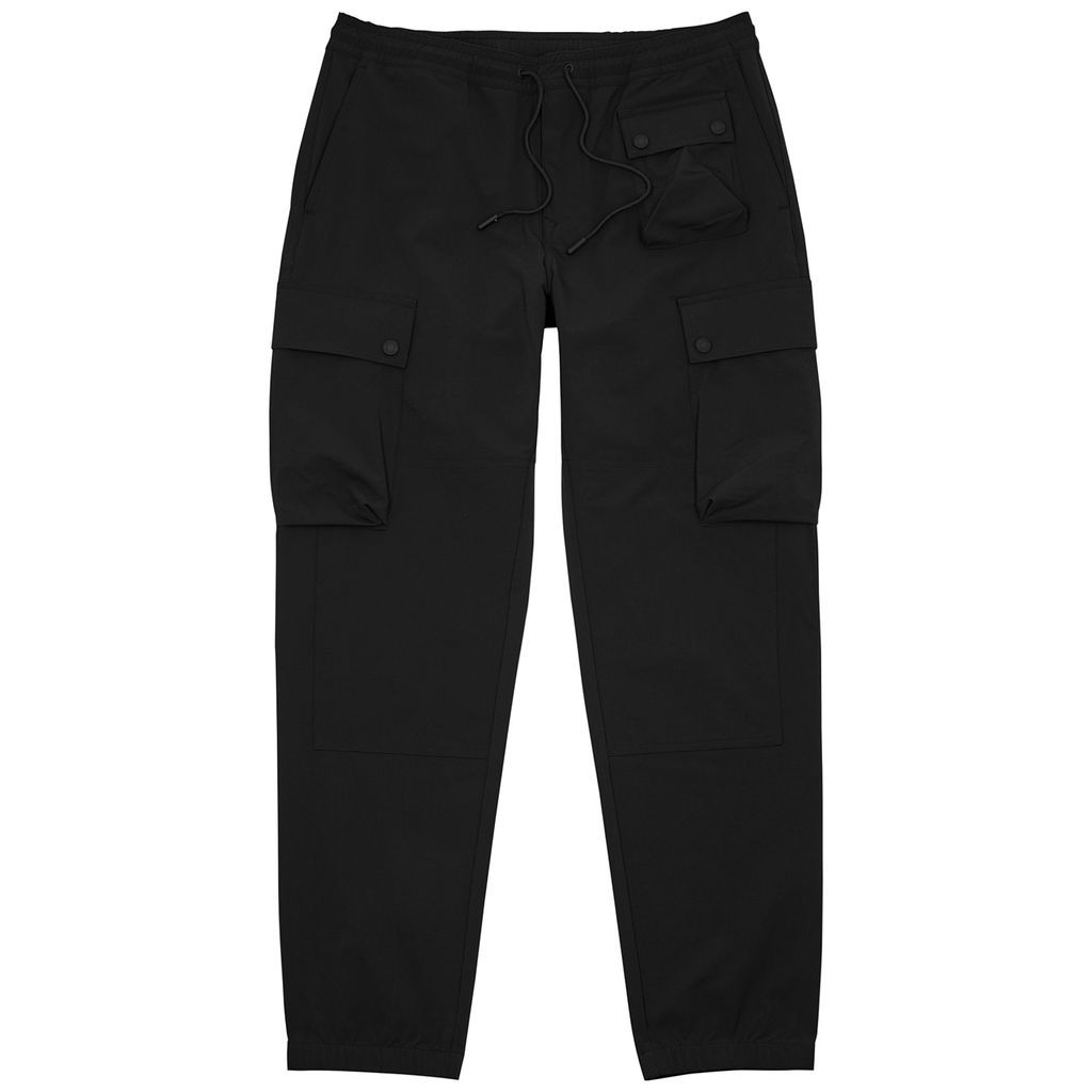 Techmaster Shell Cargo Trousers - Black - L