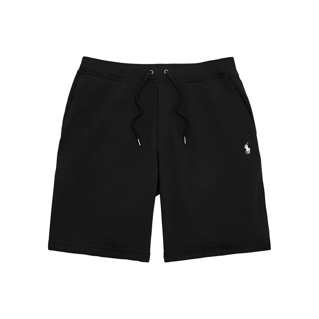 Logo Cotton-blend Shorts - Black - L