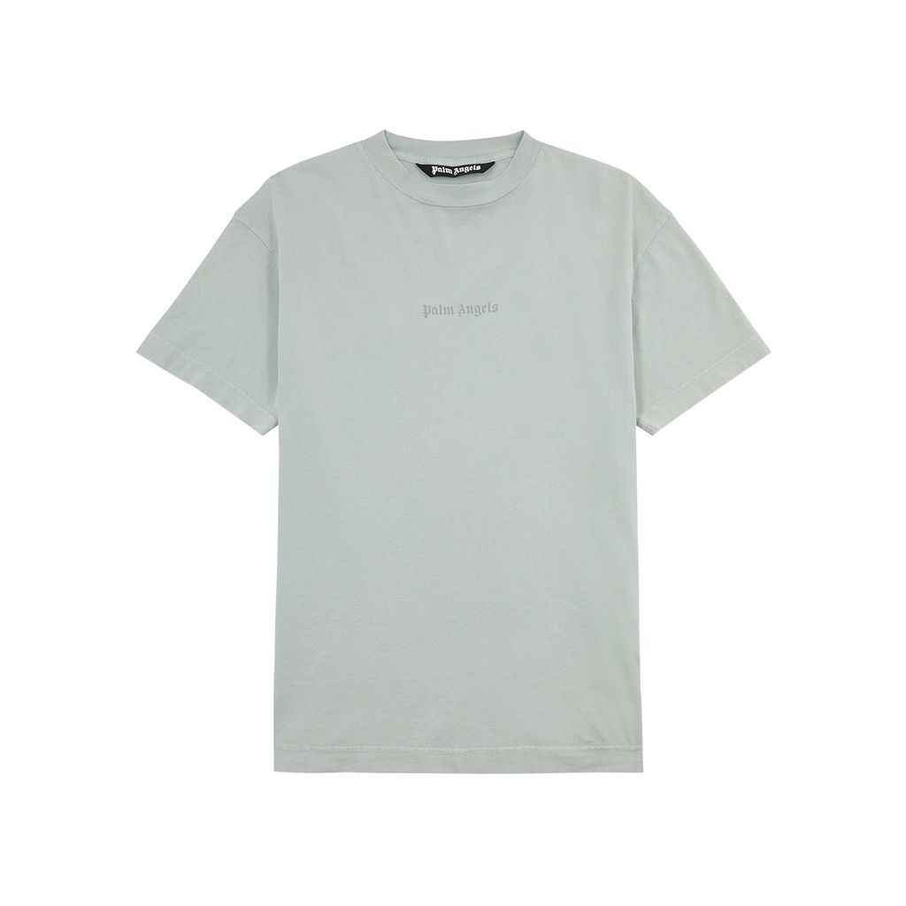Logo-print Cotton T-shirt - Grey - XL
