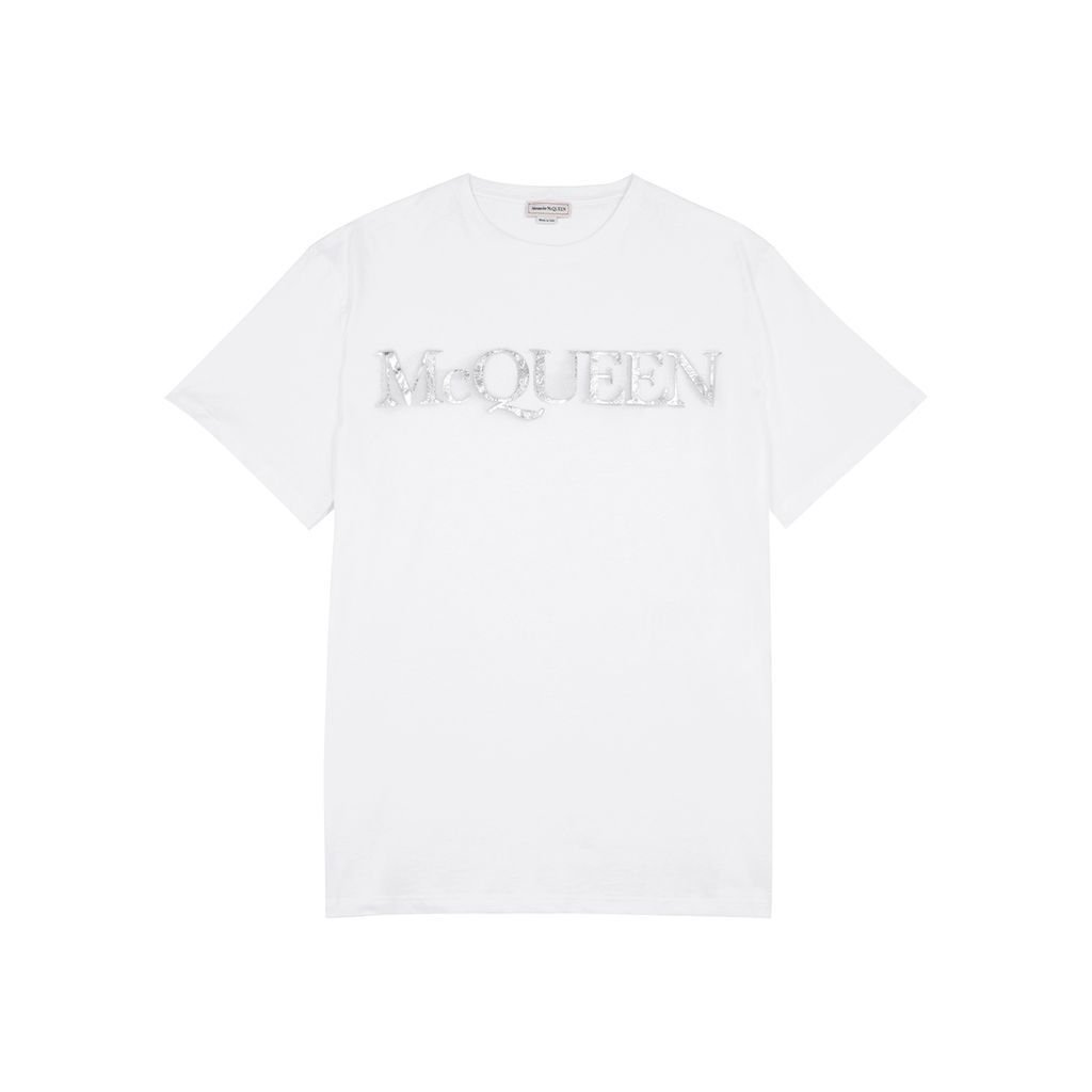 Logo-print Cotton T-shirt - White - S