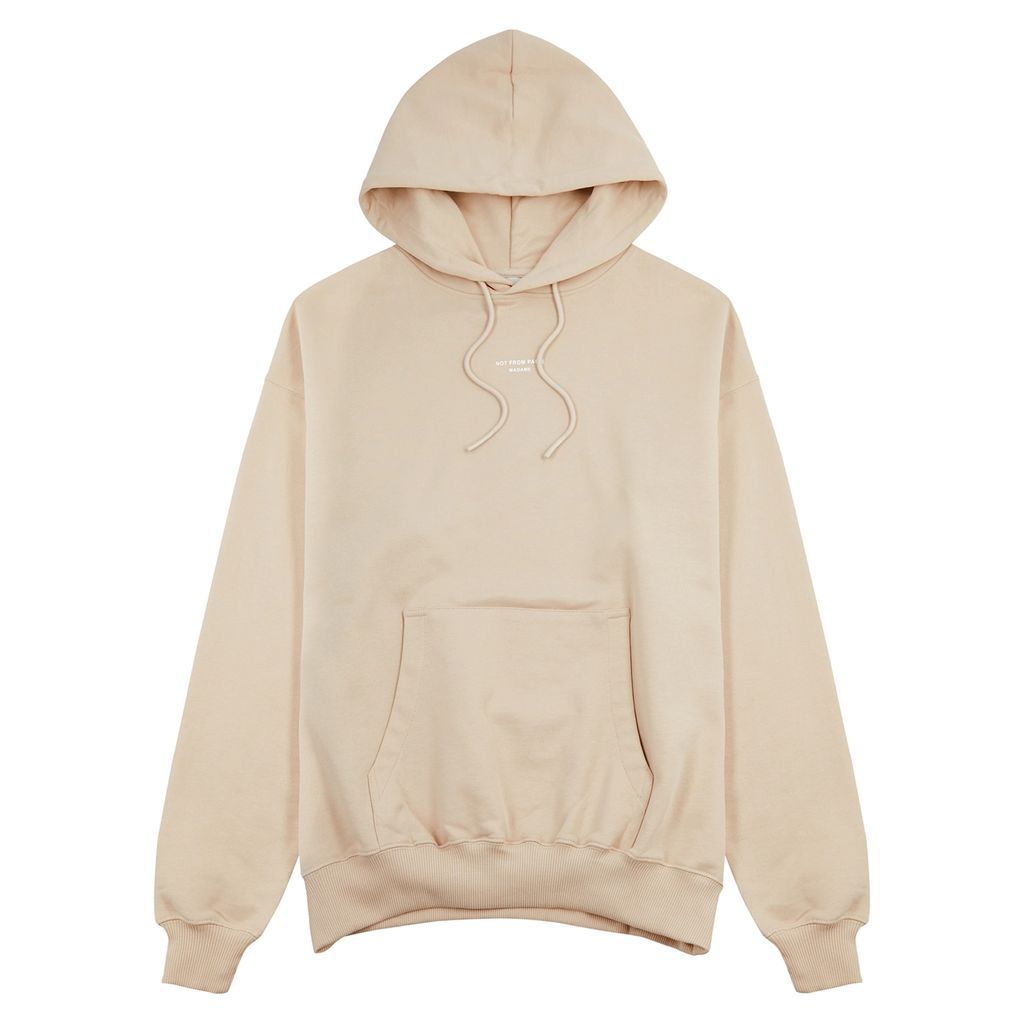 Nfpm Hooded Cotton Sweatshirt - Beige - XL