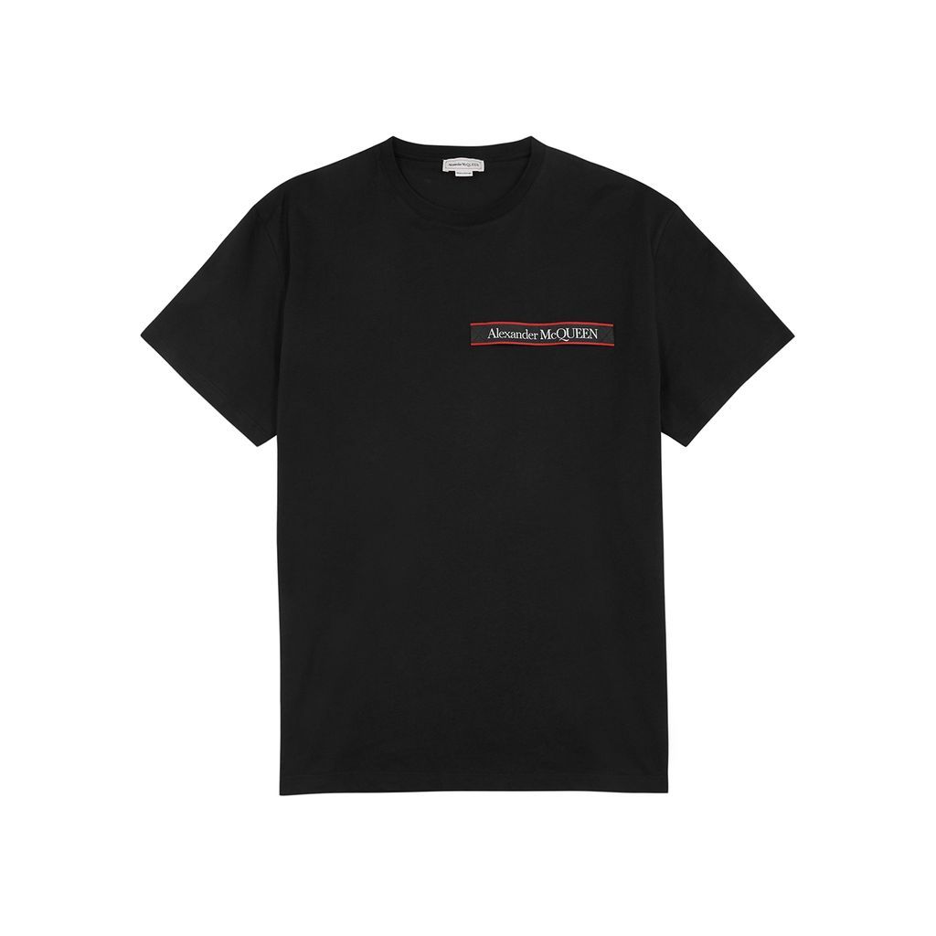 Logo Cotton T-shirt - Black - L
