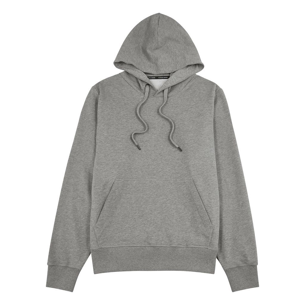 Huron Hooded Cotton Sweatshirt - Grey - S