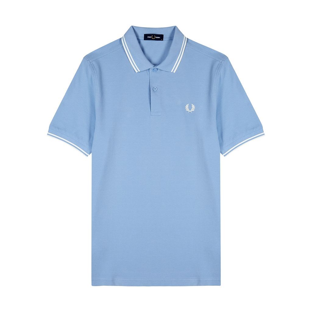 M3600 Light Blue Piqué Cotton Polo Shirt - XL