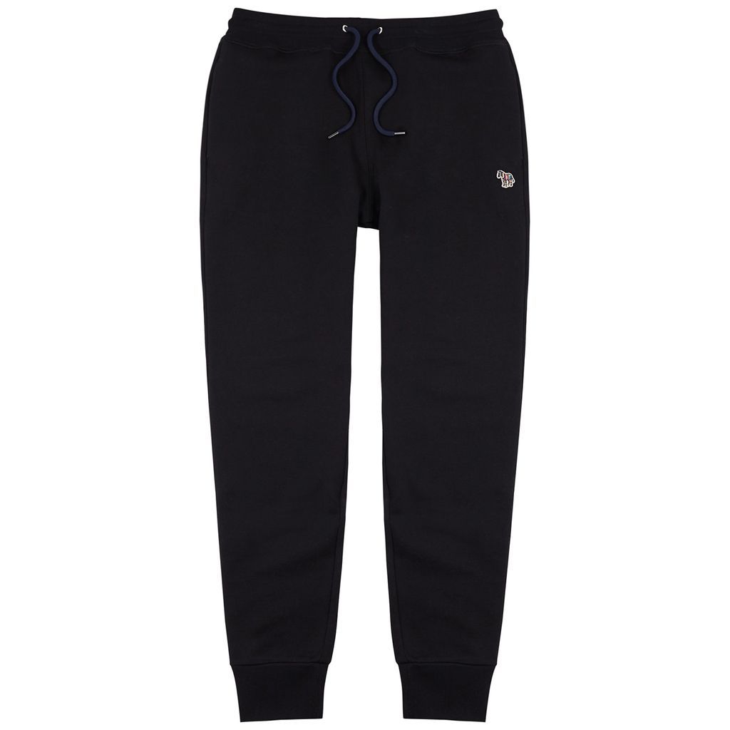 Black Logo Cotton Sweatpants - XL