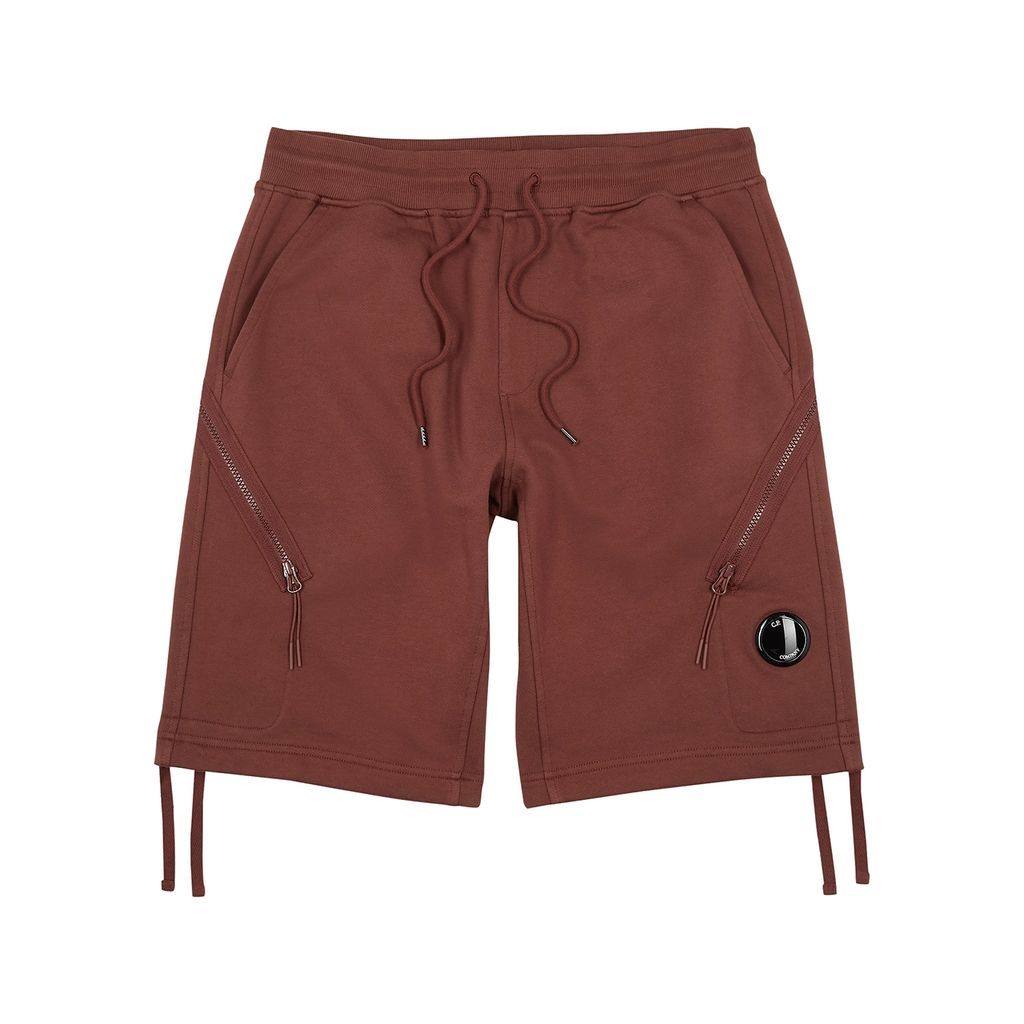 Cotton Shorts - Brown - M