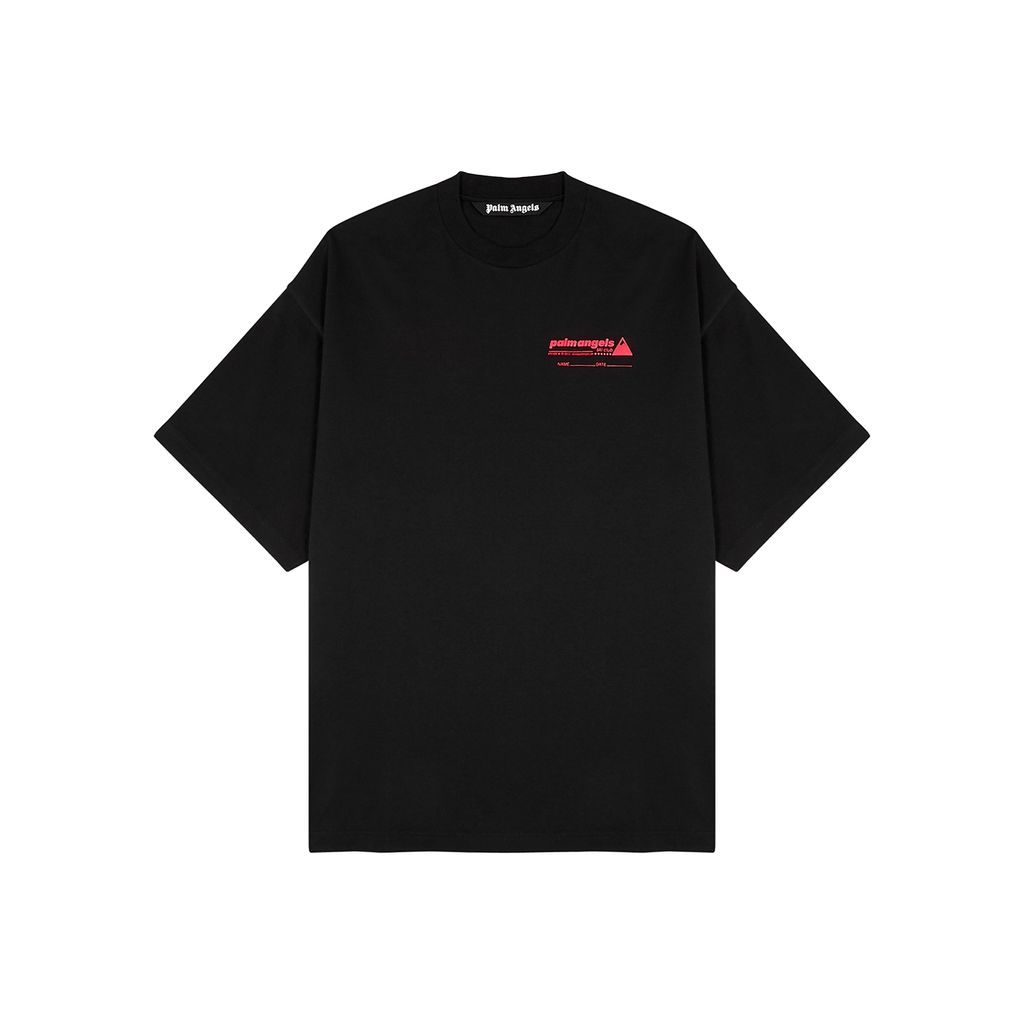 Logo-print Cotton T-shirt - Black - S