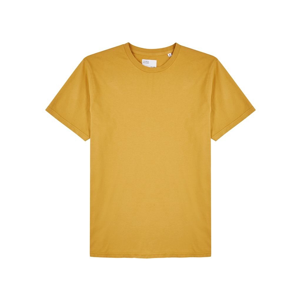 Bright Yellow Cotton T-shirt - XL