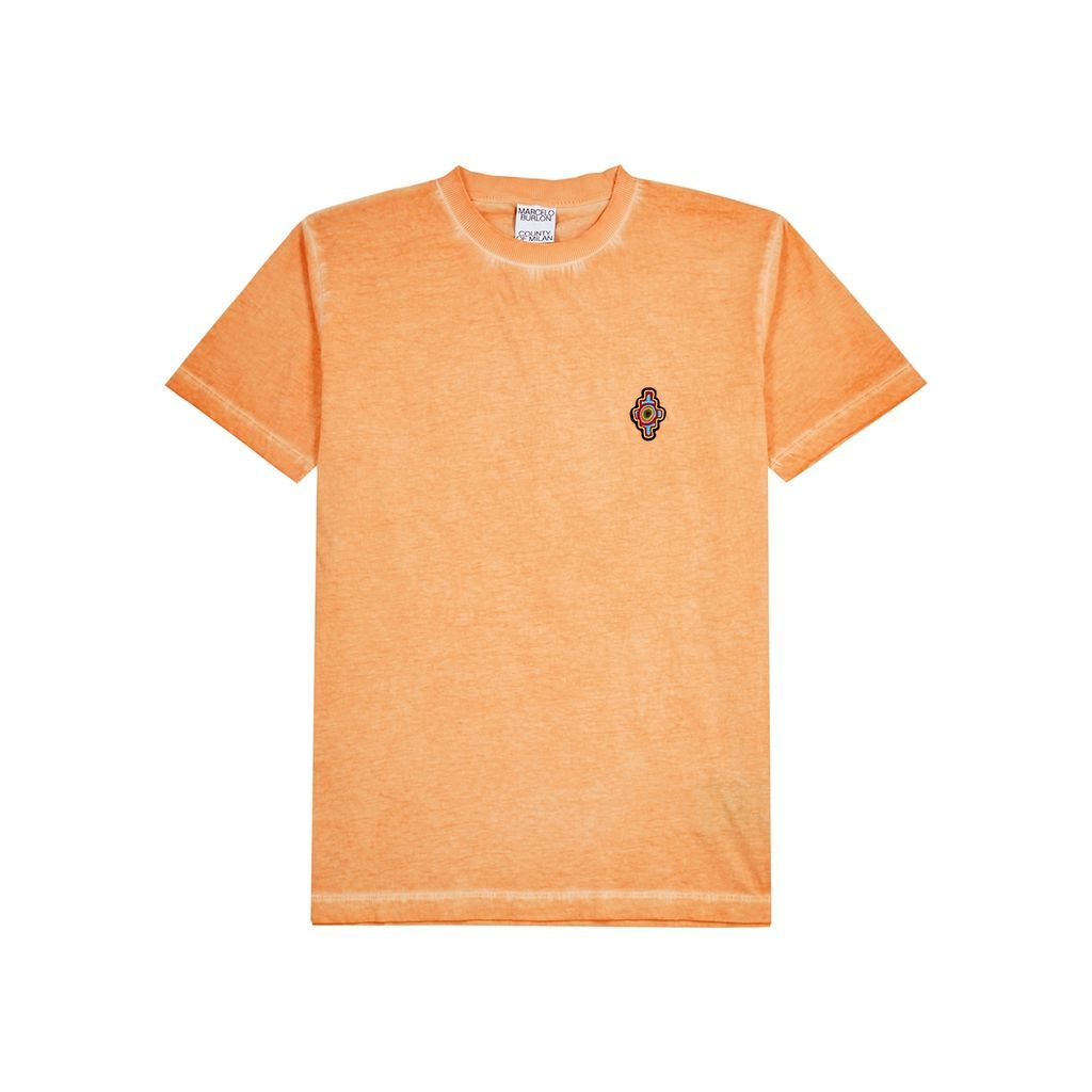 Cotton T-shirt - Orange - XL