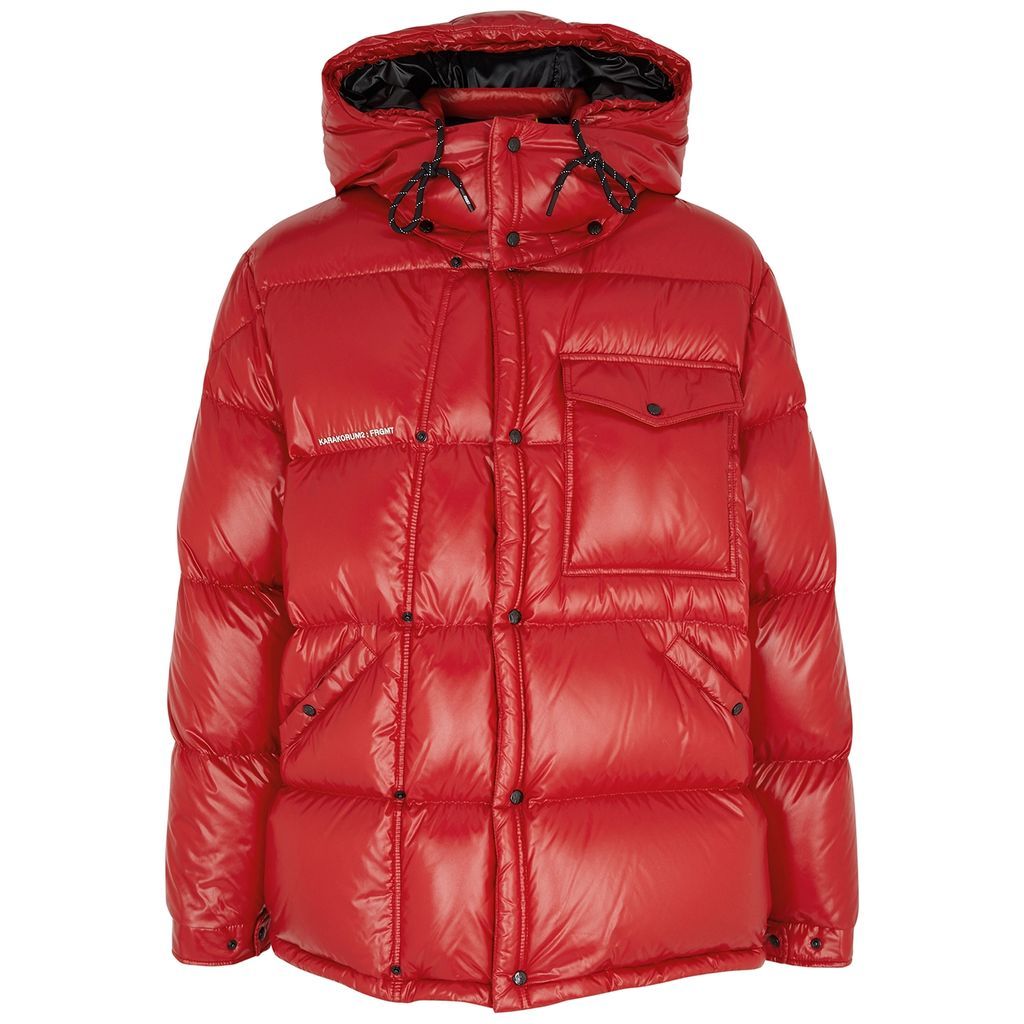 7 Moncler Frgmt Anthem Quilted Shell Jacket - Red - 2