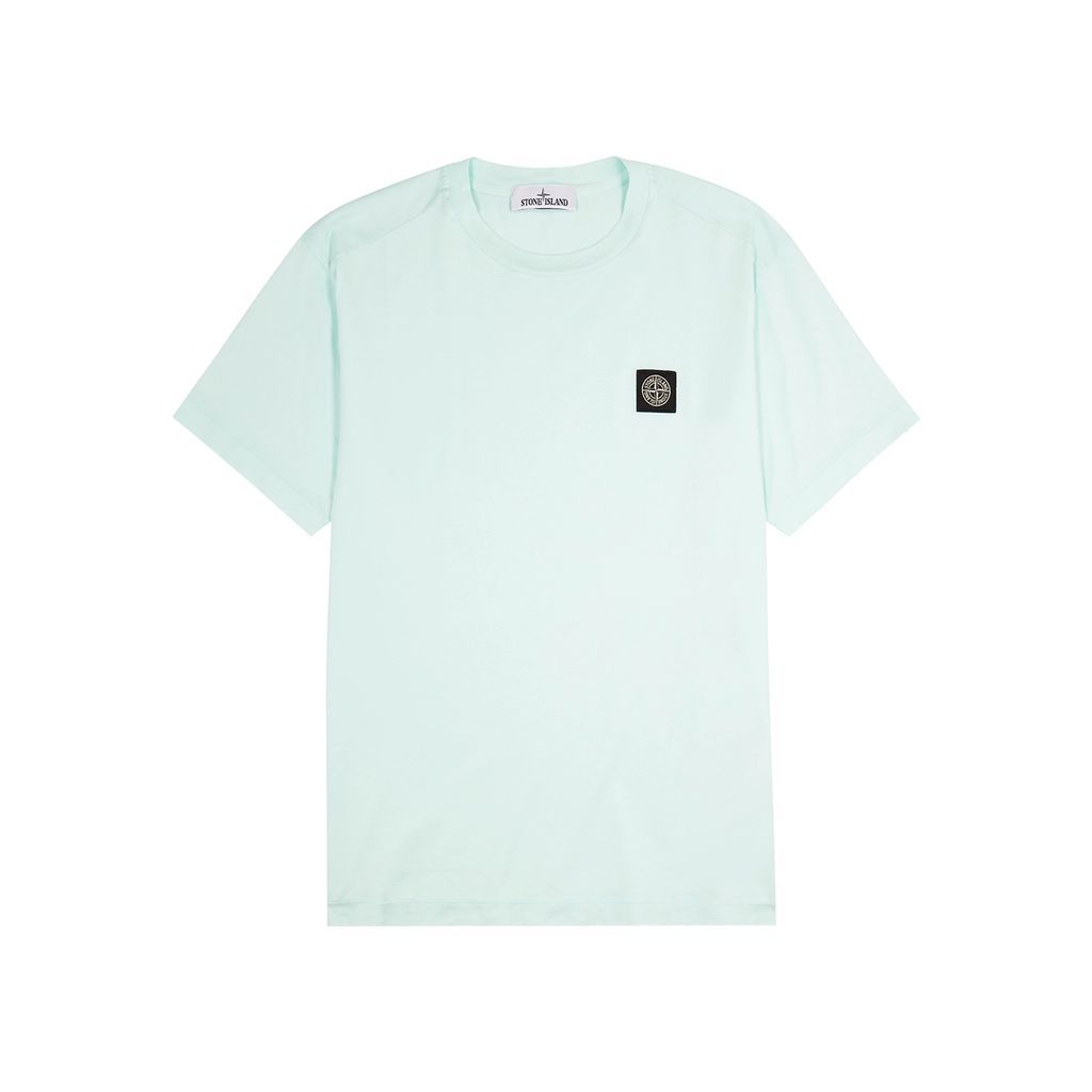 Aqua Logo Cotton T-shirt - S
