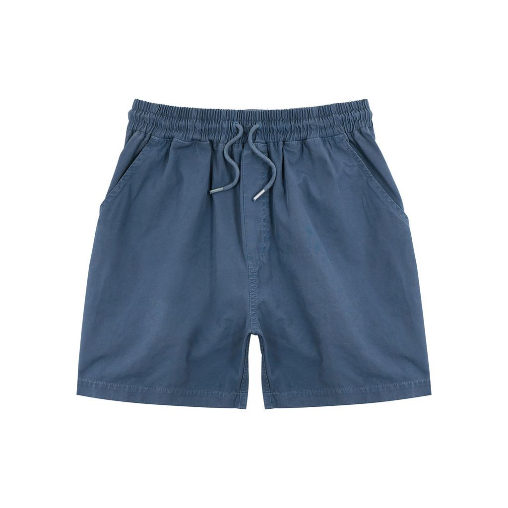 Blue Cotton Shorts - L