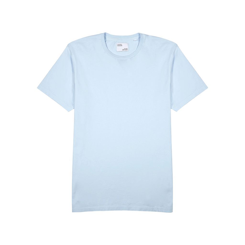 Light Blue Cotton T-shirt - S