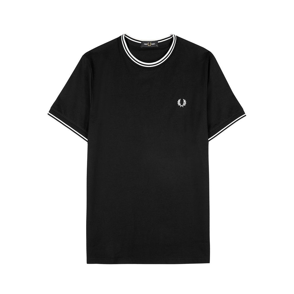 M1588 Black Cotton T-shirt - L
